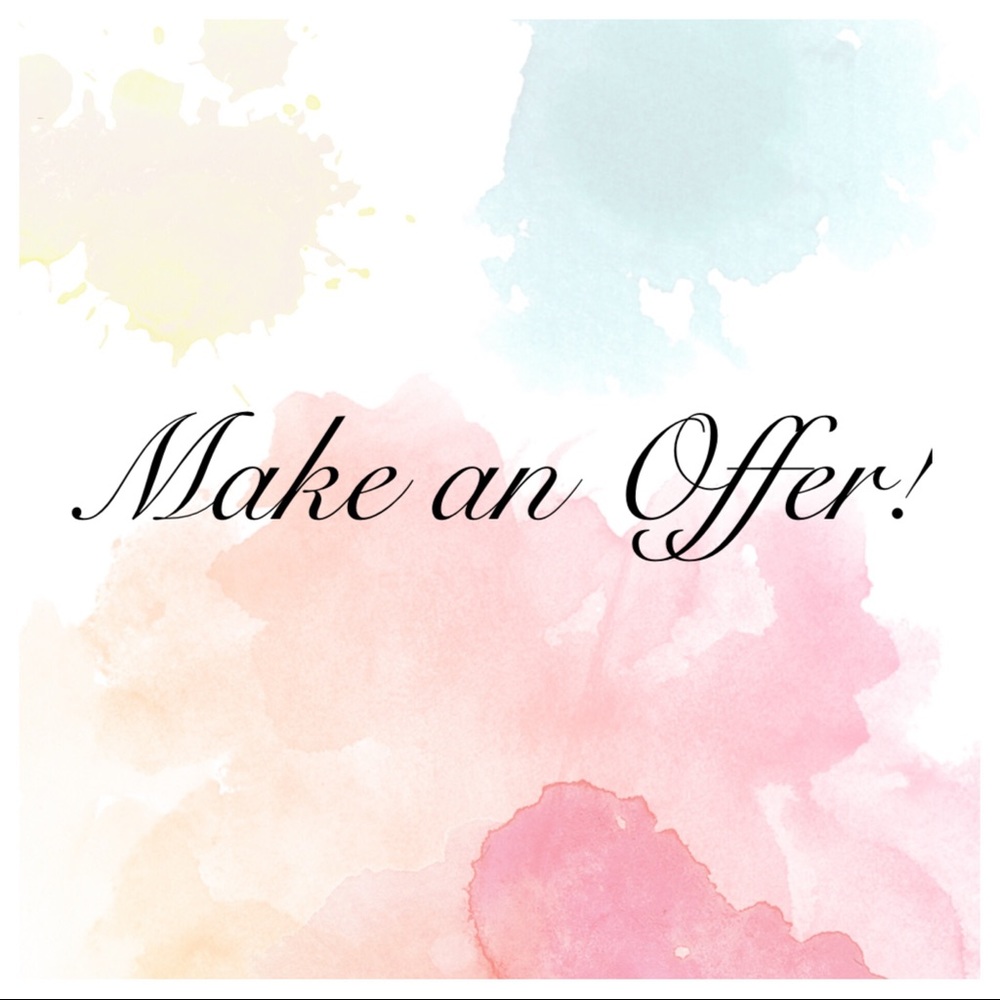 I accept reasonable offers